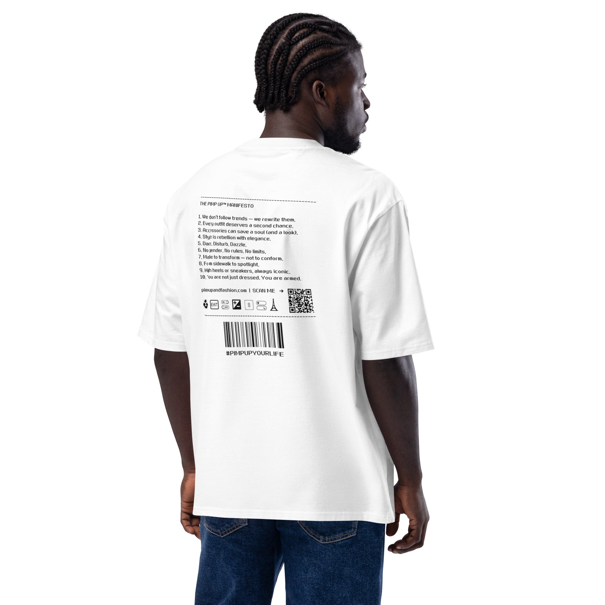 PIMP UP™ – T-SHIRT OVERSIZE MANIFESTO