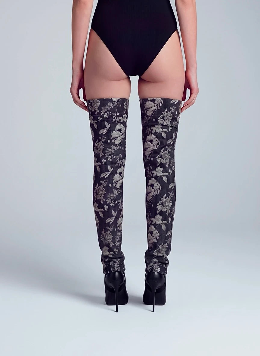 PIMP UP™ FLOWER DENIM — vue de dos