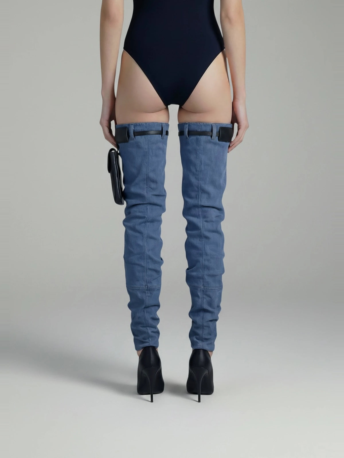 PIMP UP™ LARA BLUE JEANS — vue de dos